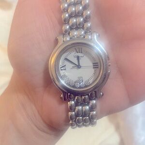 Chopard floating Diamond Happy Sport ladies watch